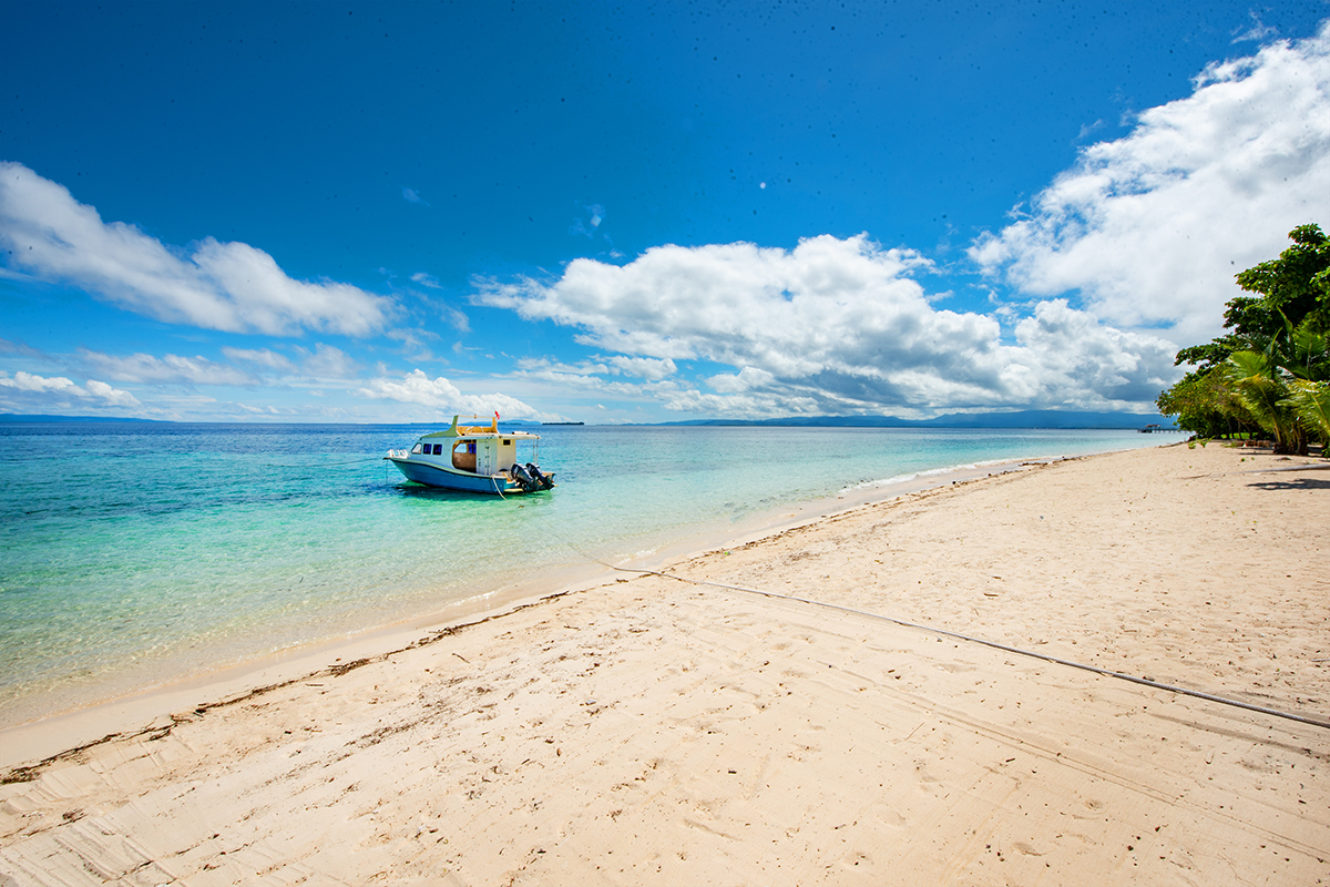 Metita Beach and Dive Resort in Morotai Island, North Maluku, Indonesia